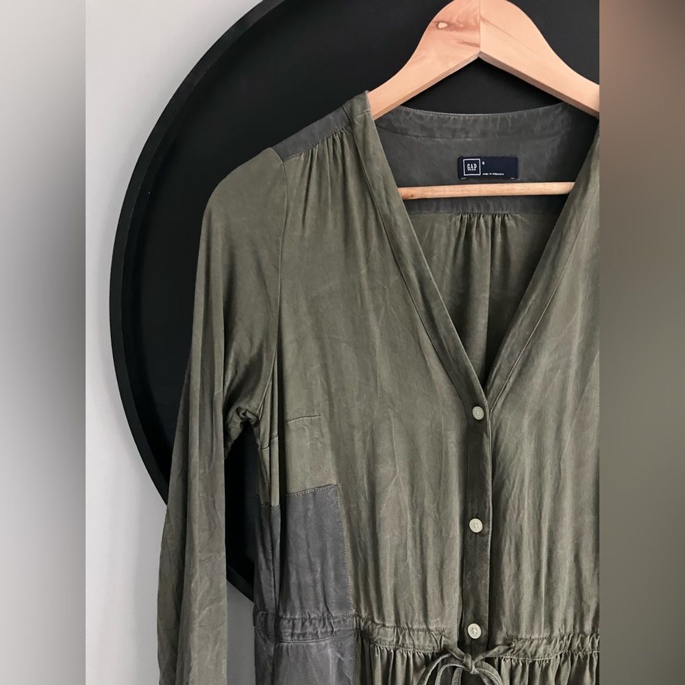 GAP Shirt Dress Size 0 - Picture 2 of 12